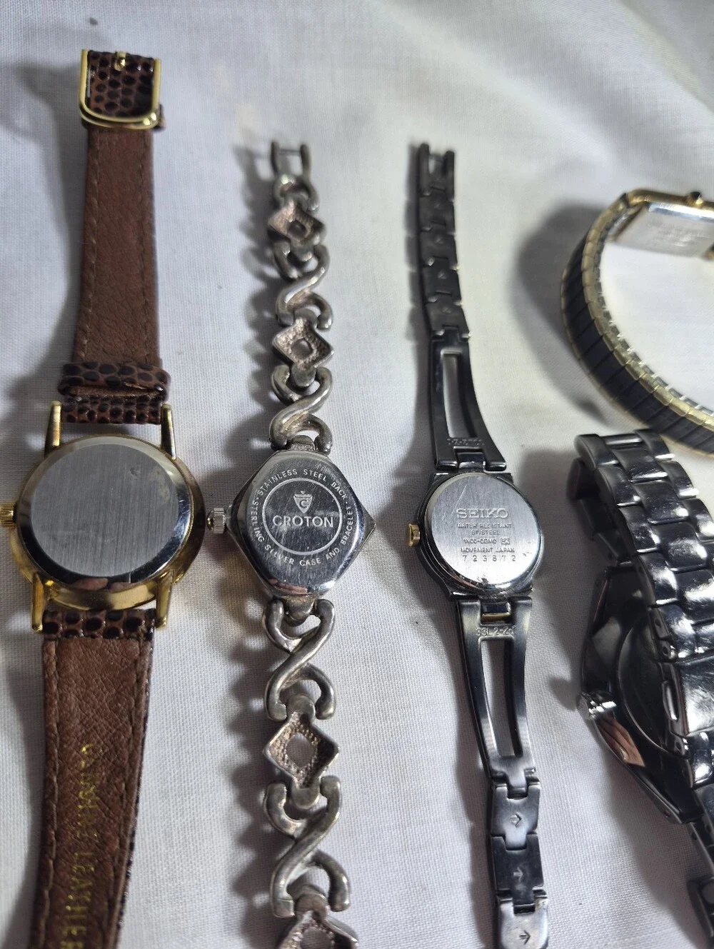 Vintage Watch Lot - 6 pc Mixed Brand Collection (Tissot, Skagen, Seiko, Croton +
